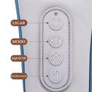 Colete Shiatsu Pescoço Massageador Cervical Ombros Lombar Automático Aquece Infravermelho