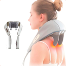 Colete Shiatsu Pescoço Massageador Cervical Ombros Lombar Automático Aquece Infravermelho