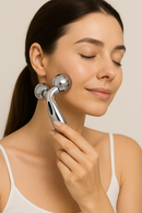 Massageador Facial Inox – Reduz Inchaço e Relaxa os Músculos