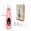 Limpador Elétrico Removedor De Cravos E Poros Elétrico Recarregável Usb Com 6 Pontas De Limpeza